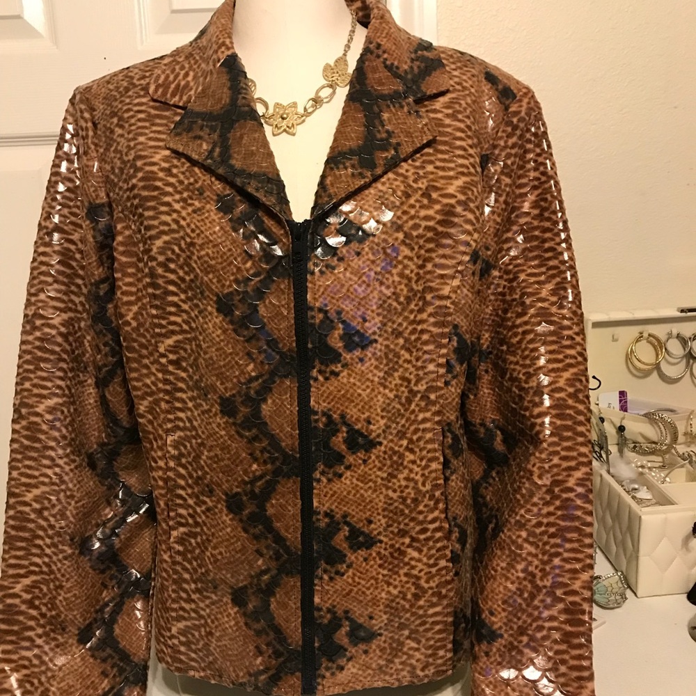 Selene Sport Animal Print Jacket